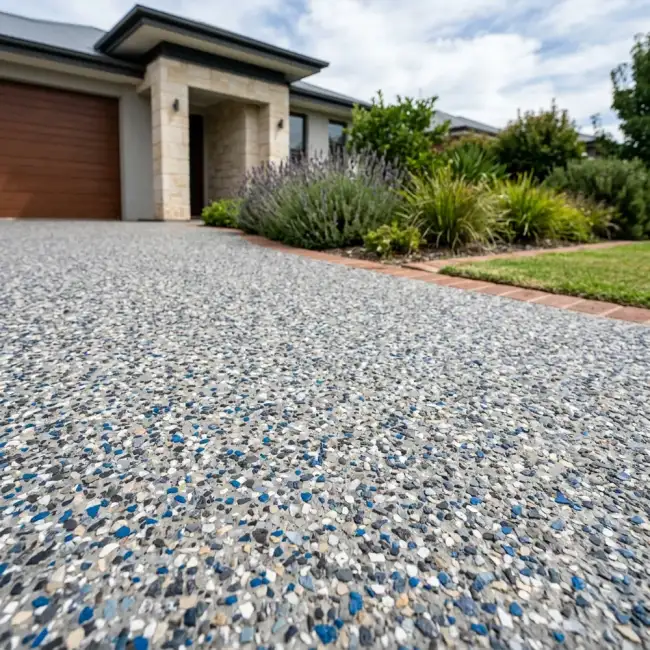 Covercrete with added fleck